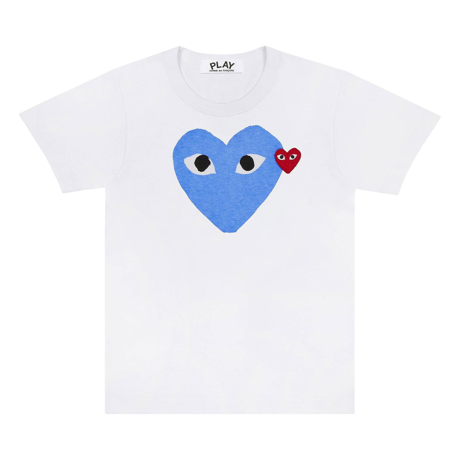 Тениска Comme des Garçons PLAY Red Emblem Heart T-Shirt Бяло | AZ T106 051 2, 1