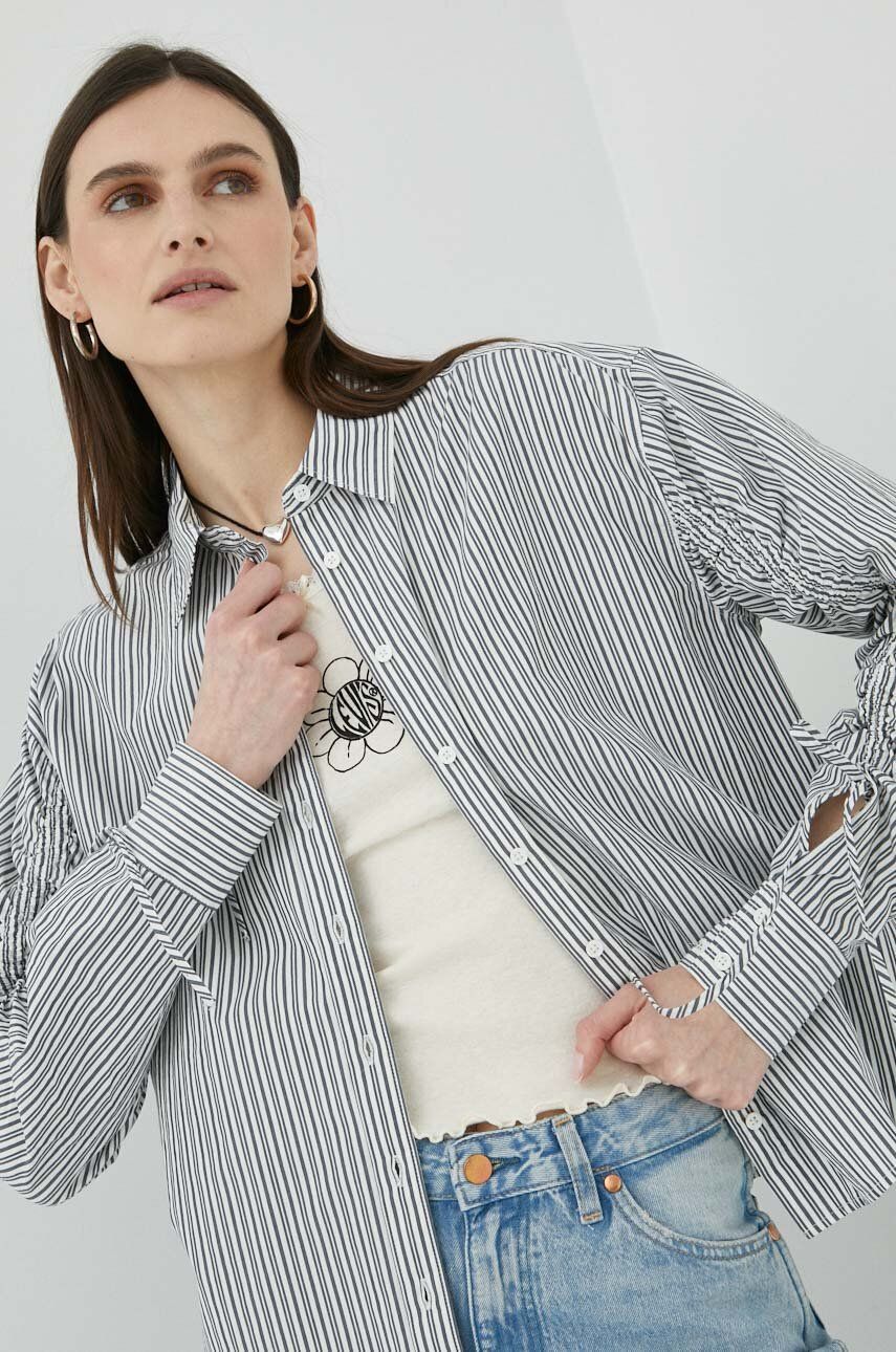 Тениска Levi's Cotton Blouse Сиво | A4806.0001, 0