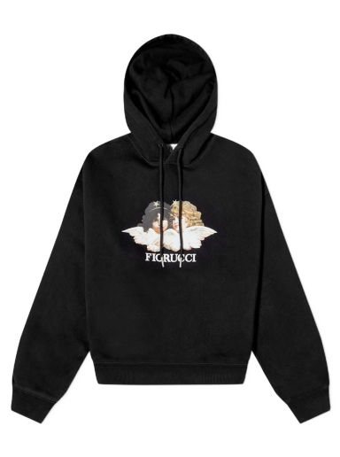 Суитчър Fiorucci Classic Angel Oversized Hoody Черно | W16SOVH1HBK