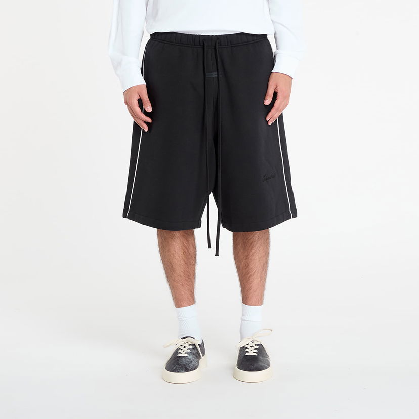 Къси панталони Fear of God Fear of God Essentials Relaxed Sweatshorts With Piping Черно | 160SP254550F-378