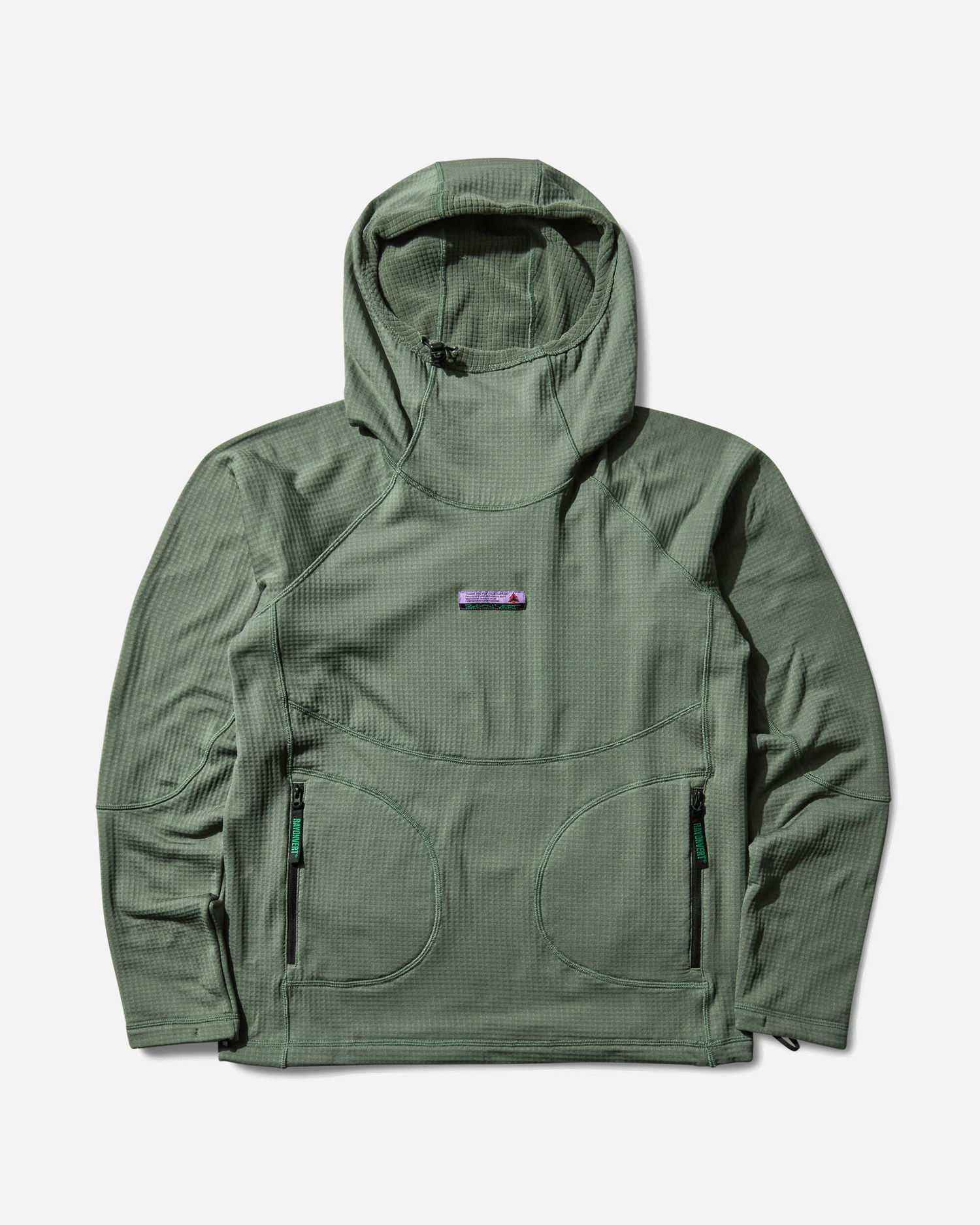 Суитчър Rayon Vert Oasis Fleece Hoodie Зелено | S5RVSH01 GREEN, 1