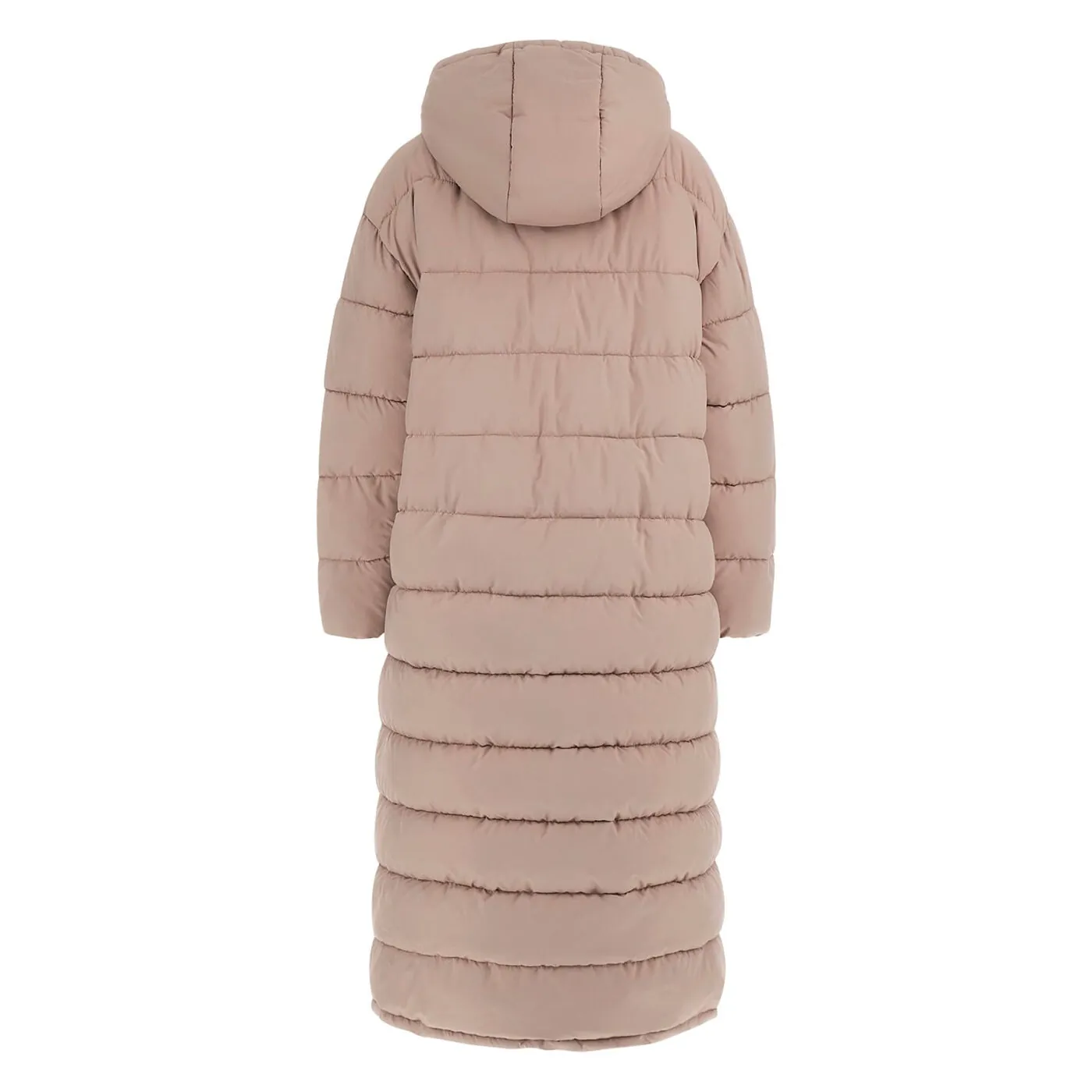 Пухо яке GUESS Long Puffer Jacket With Hood Бежово | V4BL04WFYE2-WTDG, 1