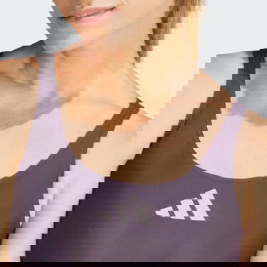 Бански adidas Performance 3 Bar Logo Swimsuit Лилаво | IL7285, 5