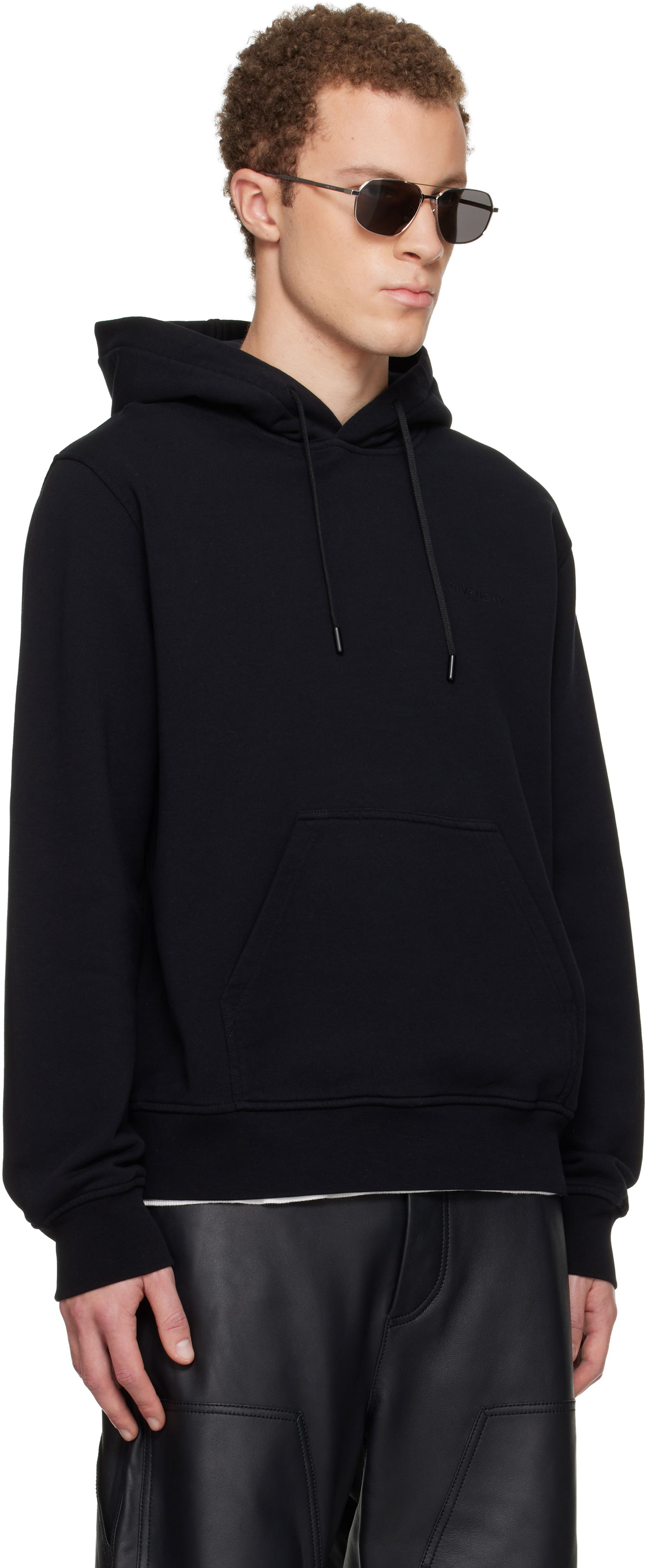 Суитчър Givenchy Couture Seam Hoodie Черно | BMJ0NH3YSM001, 1