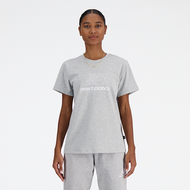 Тениска New Balance WT41816AG Сиво | WT41816AG, 0