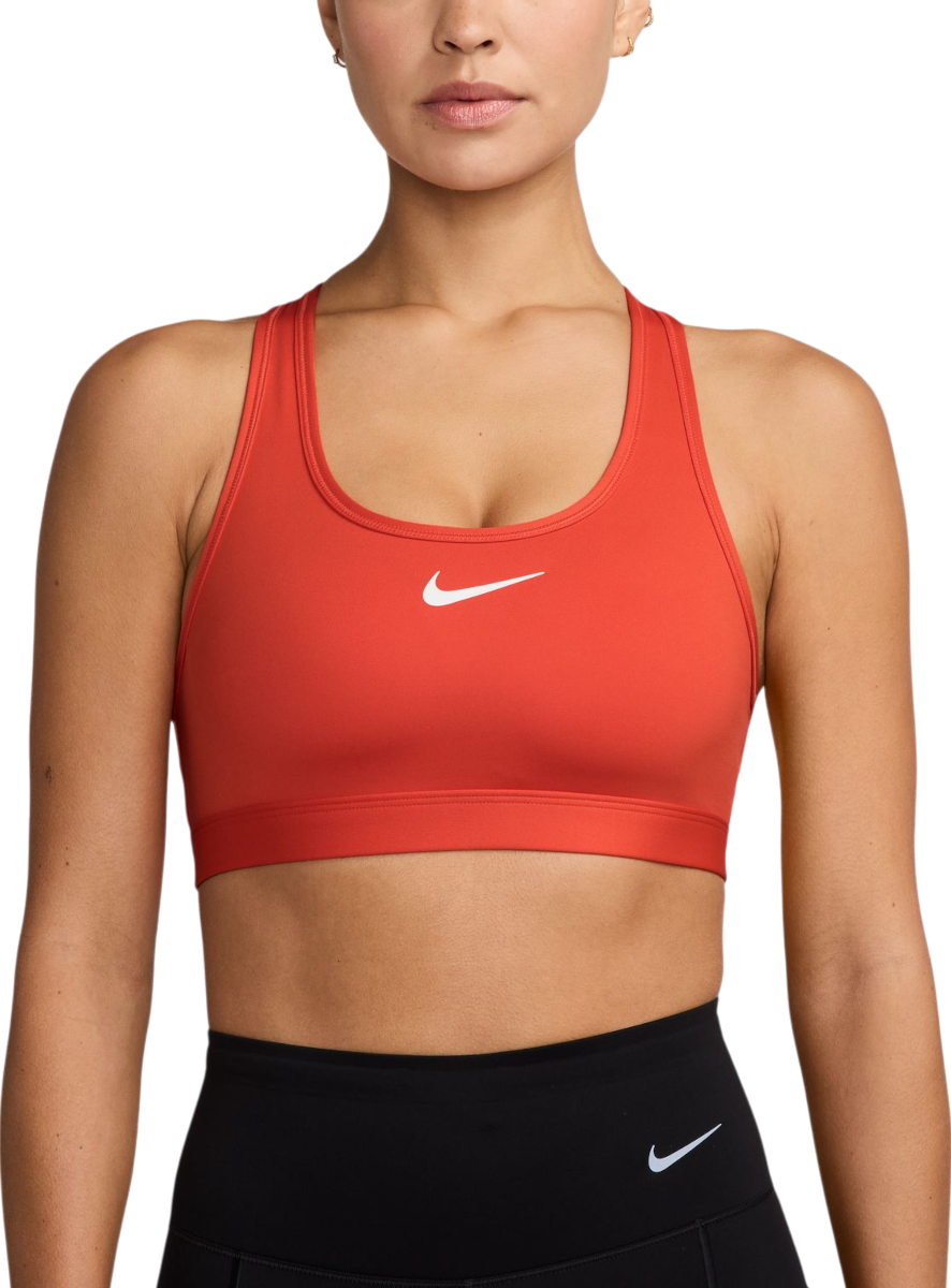 Сутиен Nike Swoosh Medium Support Sports Bra Червено | dx6821-633, 0