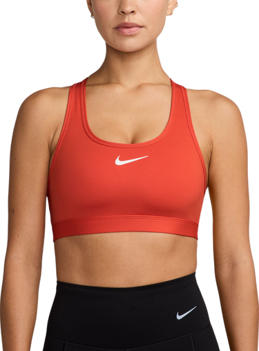 Сутиен Nike Swoosh Medium Support Sports Bra Червено | dx6821-633, 0