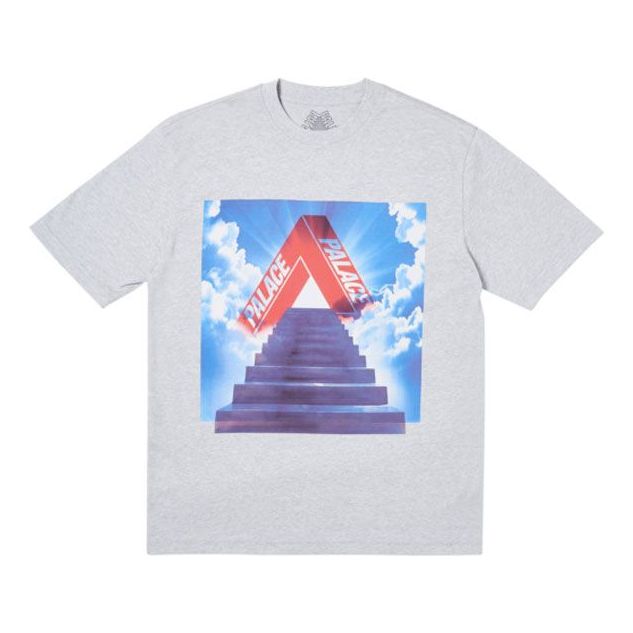 Тениска Palace Palace Tri-Ternity Graphic Short Sleeve T-Shirt Сиво | P16TS135