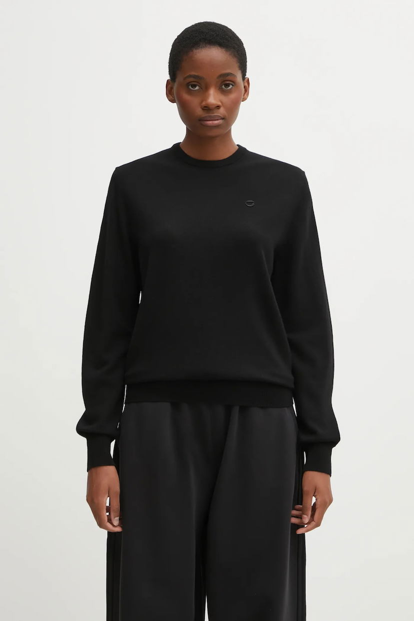 Пуловер Coperni Coperni Classic Wool Sweater Черно | COPML161Y3018MEN