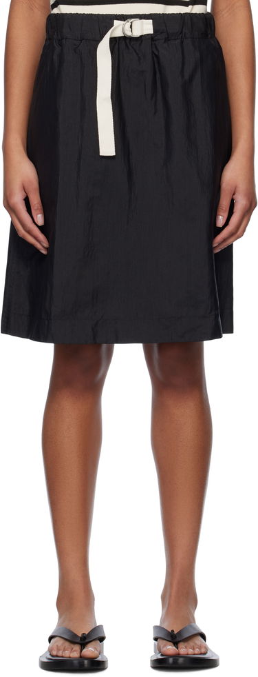 Пола Jil Sander Jil Sander Belted Midi Skirt Черно | J40MA0169_J70003, 0