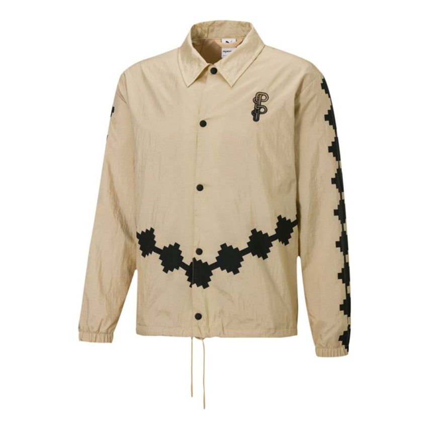 Ветровка Puma PRONOUNCE Woven Printing Jacket Бежово | 532152-20, 0