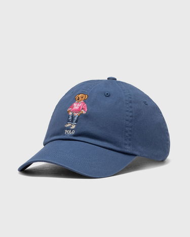 Шапка с козирка Polo by Ralph Lauren Polo Ralph Lauren Bear Embroidered Chino Baseball Cap Синьо | 710963777001, 0