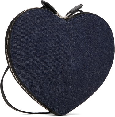 Дамска чанта Alaïa ALAÏA 'Le Coeur' Denim Heart Bag Синьо | AA1P003CA284, 2