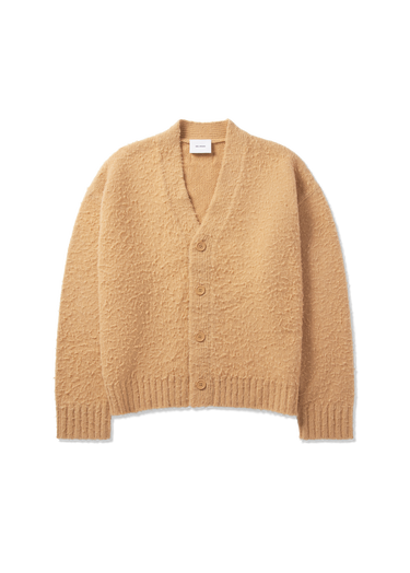 Пуловер AXEL ARIGATO Studio Fuzzy Knit V-Neck Cardigan Бежово | A3731002, 1