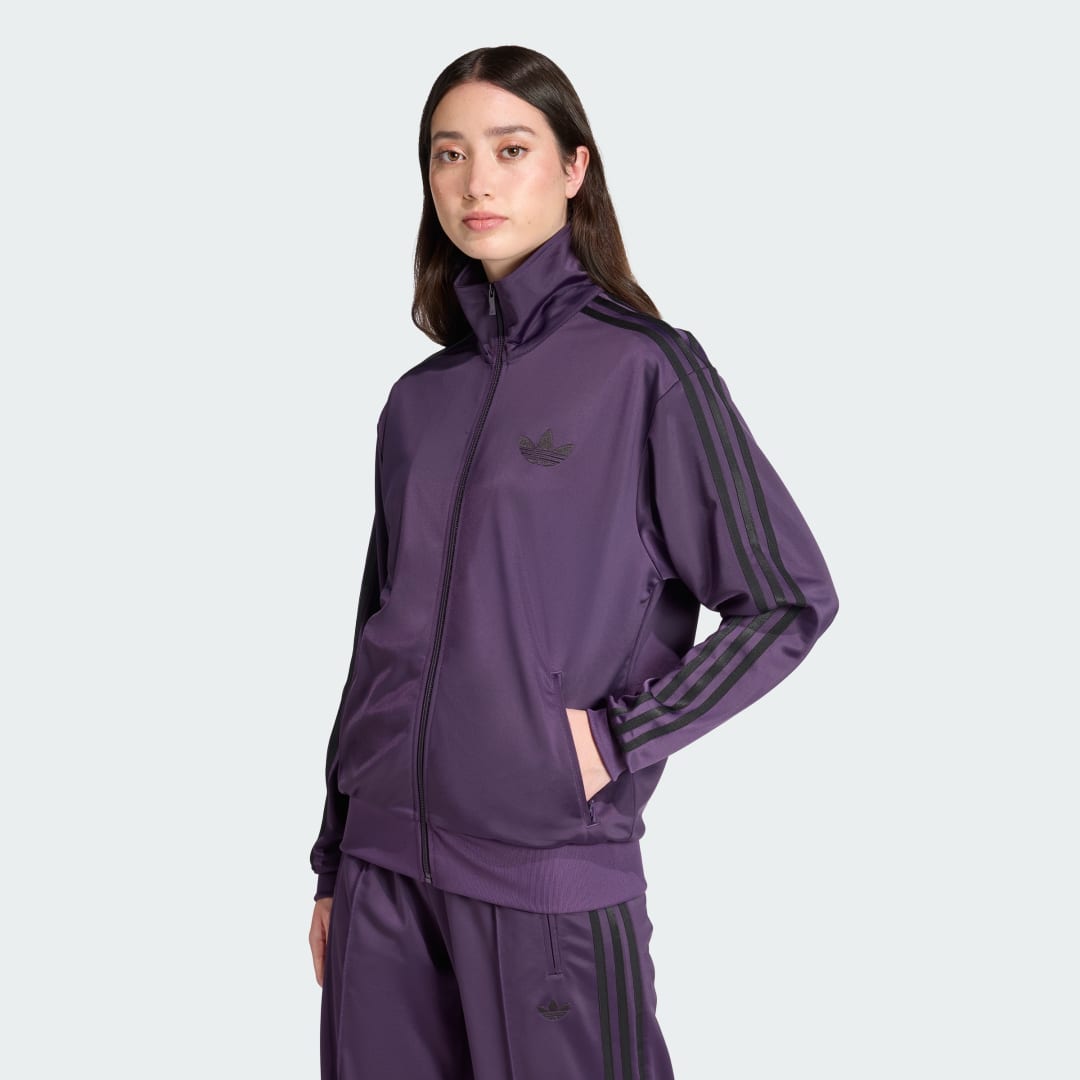 Яке adidas Performance Adicolor Classic Firebird Loose Track Jacket Лилаво | JX7867, 0