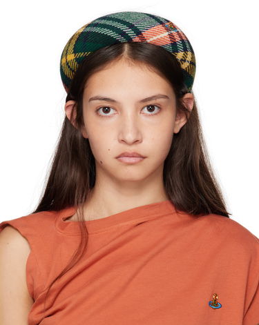 Шапка Vivienne Westwood Vivienne Westwood Recycled Wool Plaid Headband Многоцветен | 8102001F-W00XC-, 0