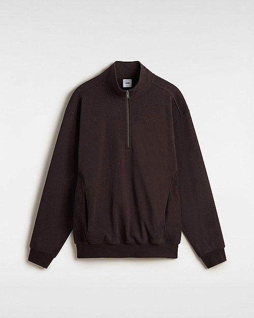 Пуловер Vans Premium Van D Half Zip Sweatshirt, Size L Кафяво | VN000MEKY7U, 0