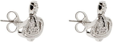 Обеци Vivienne Westwood Mini Bas Relief Silver Earrings Металик | 62020033-02P116-CN, 1
