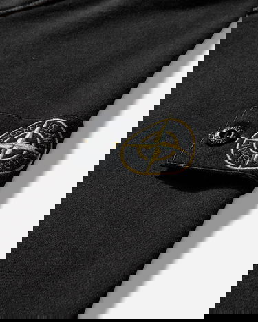 Суитчър Stone Island Organic Cotton Fleece Crewneck Sweatshirt Черно | L1S156100060S0051 V0029, 3