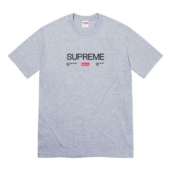Тениска Supreme Est. 1994 T-Shirt FW21 Week 1 Supreme Сиво | SUP-FW21-124, 0