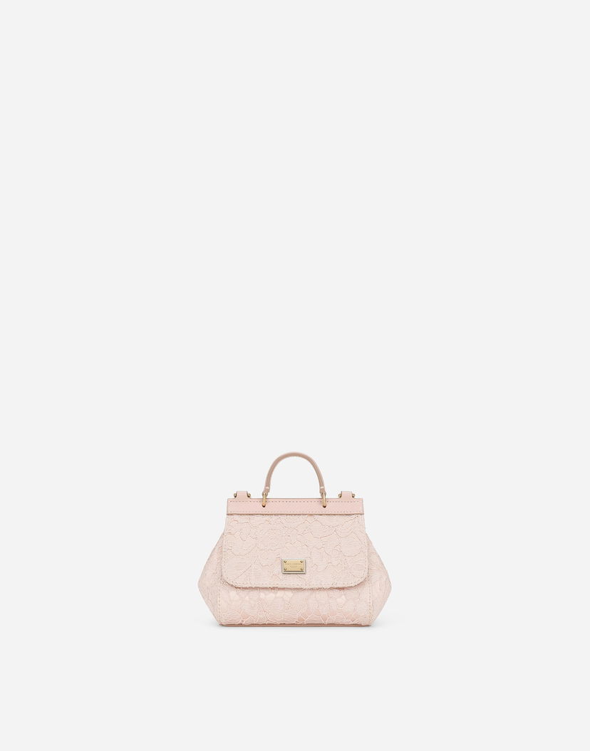Дамска чанта Dolce & Gabbana Mini Sicily Handbag Розово | EB0003AS03880403