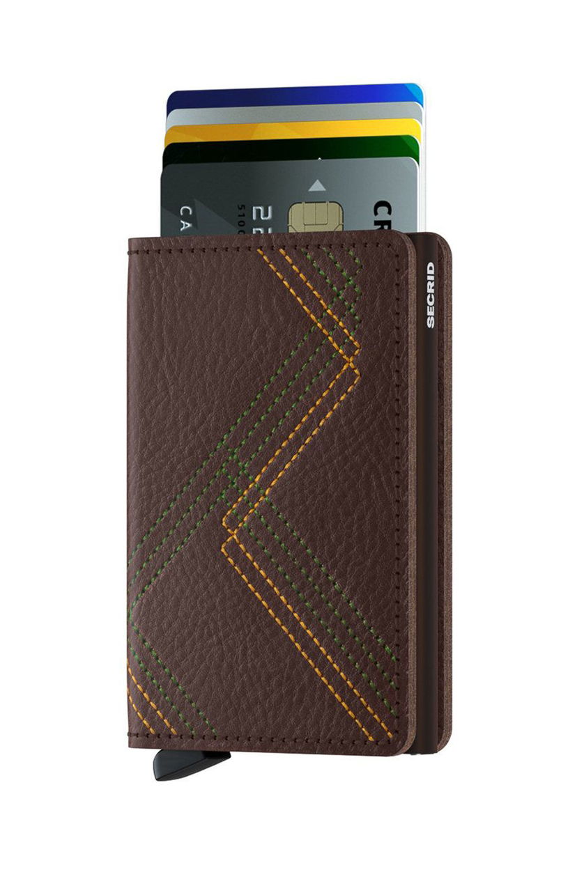 Портфейл Secrid Leather Wallet Кафяво | SSt.LineaEspresso
