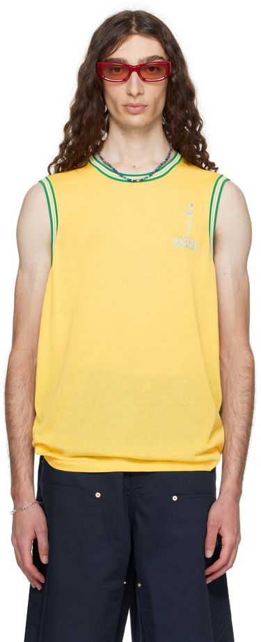 Потник Wales Bonner Wales Bonner adidas Originals Edition Jab Tank Top Жълто | JY6077, 0