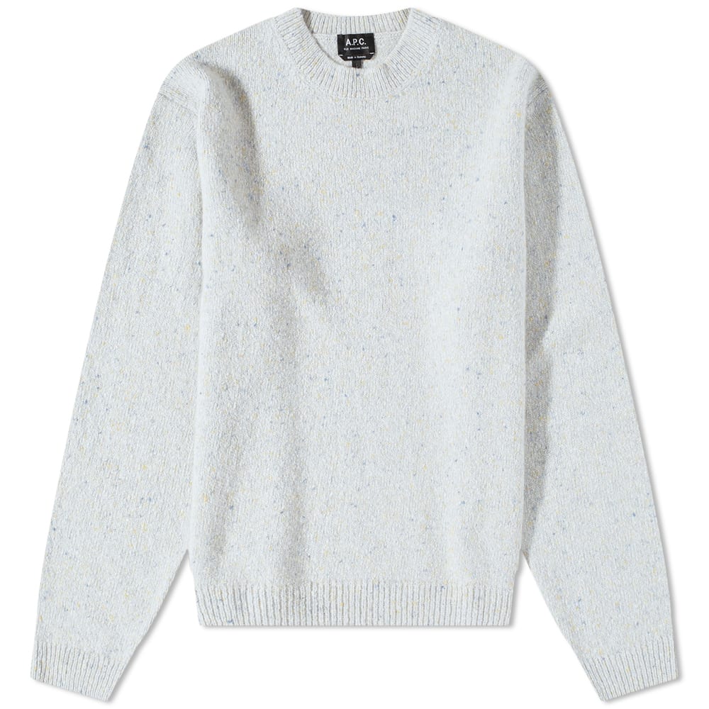 Пуловер A.P.C. Chandler Donegal Crew Knit Сиво | WOAOX-H23157-LAB, 0