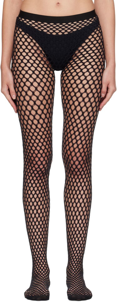 Чорапи WARDROBE.NYC Web Fishnet Tights Черно | W2223R18KN, 0