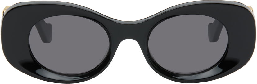 Слънчеви очила Loewe Beveled Oval Maxi Anagram Sunglasses Черно | LW40175U@4901A 840126865981