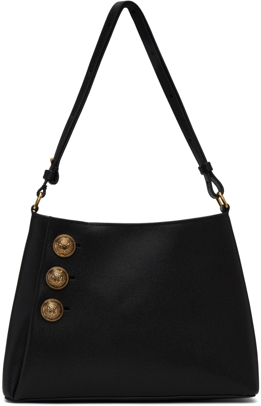 Чанта през рамо Balmain Emblème Bag Черно | CN1BS874LGSR, 0