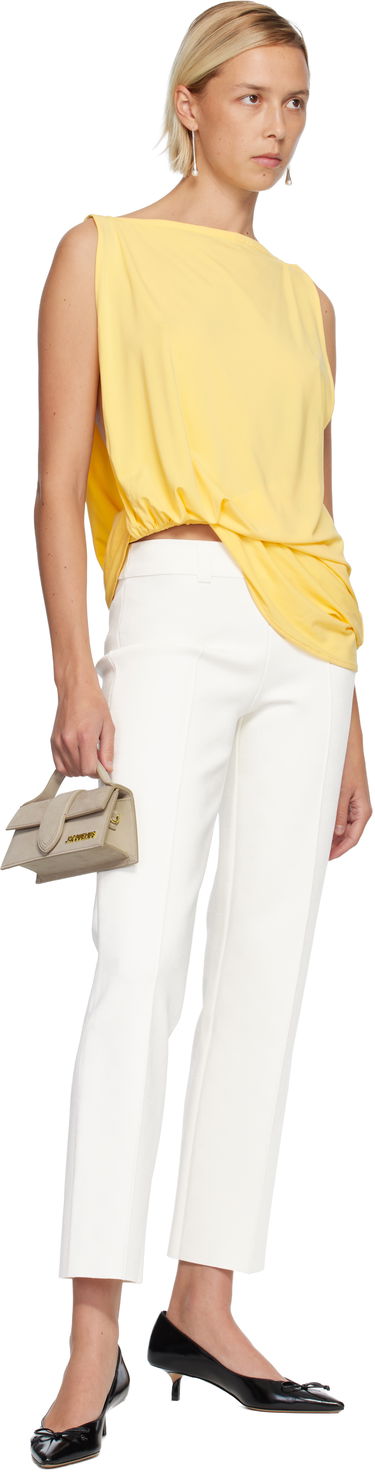 Дамска чанта Jacquemus The Bambino Top-Handle Bag Бежово | 22HBAW00006AC08C01, 3