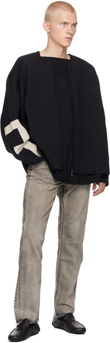 Пуловер Fear of God Fear of God Merino Full Zip Sweater Черно | FG24FW20-0172MER, 3