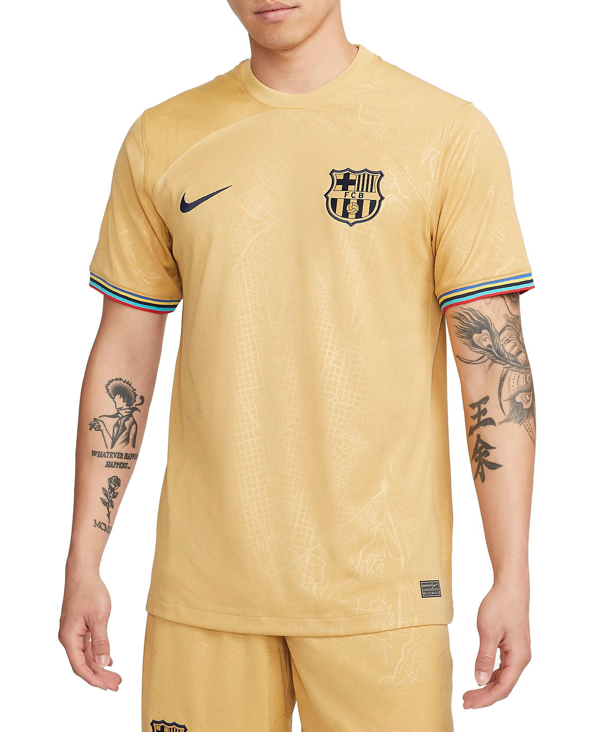 Тениска Nike FC Barcelona Stadium 2022/23 Soccer Jersey Жълто | dj7675-715, 0