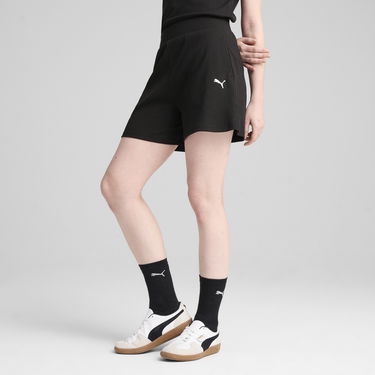 Къси панталони Puma ESS Elevated 5" High-Waisted Ribbed Shorts Черно | 685026_01, 0