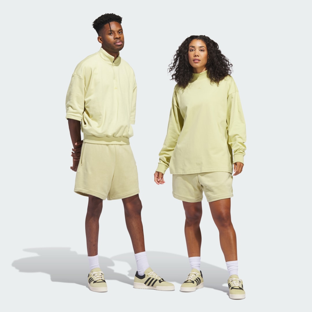 Къси панталони adidas Performance Basketball Sueded Бежово | IN7700, 0