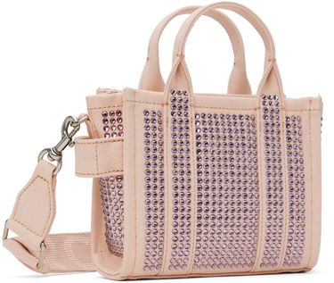 Голяма пазарска чанта Marc Jacobs Marc Jacobs The Crystal Canvas Crossbody Tote Bag Розово | 2R3HCR098H01, 2