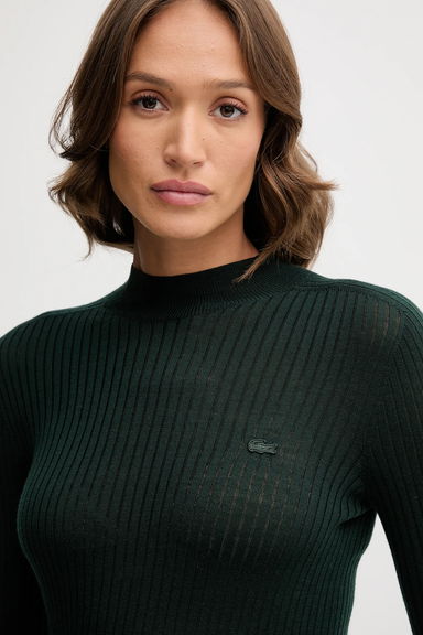 Lacoste Turtleneck Ribbed Sweater, 3