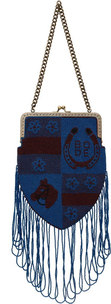 Дамска чанта Bode Bode Capri Beaded Fringe Bag Синьо | WRS25AC004, 0