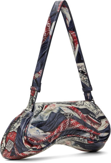 Дамска чанта Diesel Diesel Play Crossbody Clutch Синьо | X10221 P6019, 4