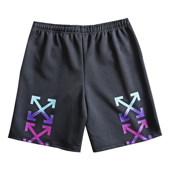 Къси панталони Off-White Off-White Gradient Arrows Sketch Mesh Shorts Черно | OMCI005F180170321088, 0