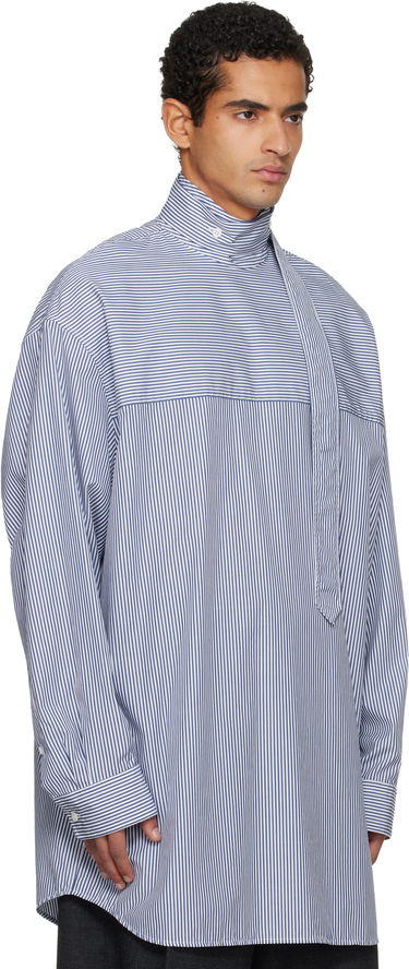 Риза Dries Van Noten Dries Van Noten Paneled High-Neck Shirt Многоцветен | 252-020787-2296, 1