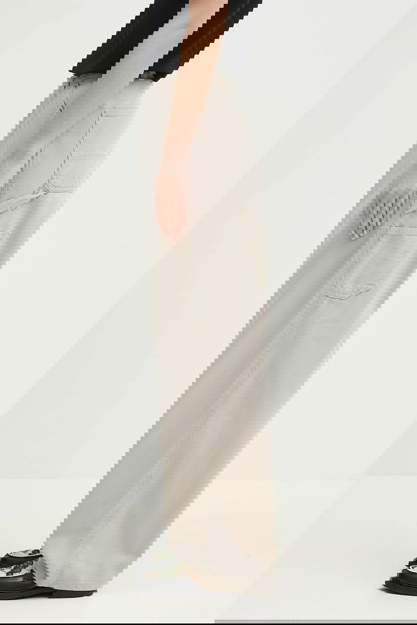 Панталони Carhartt WIP WIP Brandon Single Knee Loose Fit Carpenter Pants Бежово | I034838_2OR_4O, 0