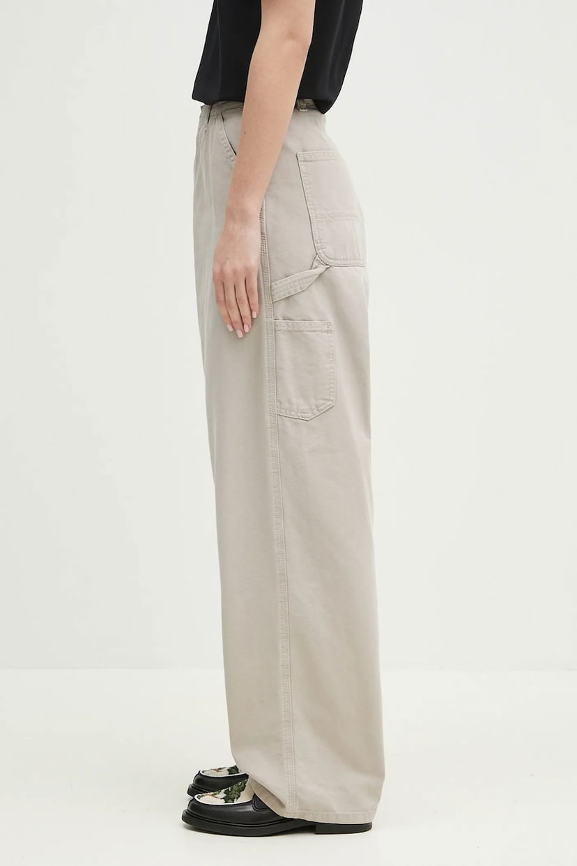 Панталони Carhartt WIP WIP Brandon Single Knee Loose Fit Carpenter Pants Бежово | I034838_2OR_4O