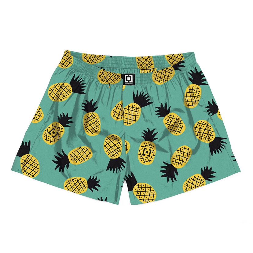 Боксерки Horsefeathers Boxers Manny Boxer Shorts Pineapple Зелено | AM167C