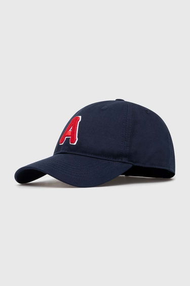 Шапка с козирка AAPE by A Bathing Ape AAPE 3D "A" Font Baseball Cap Тъмно синьо | ACP5227, 0