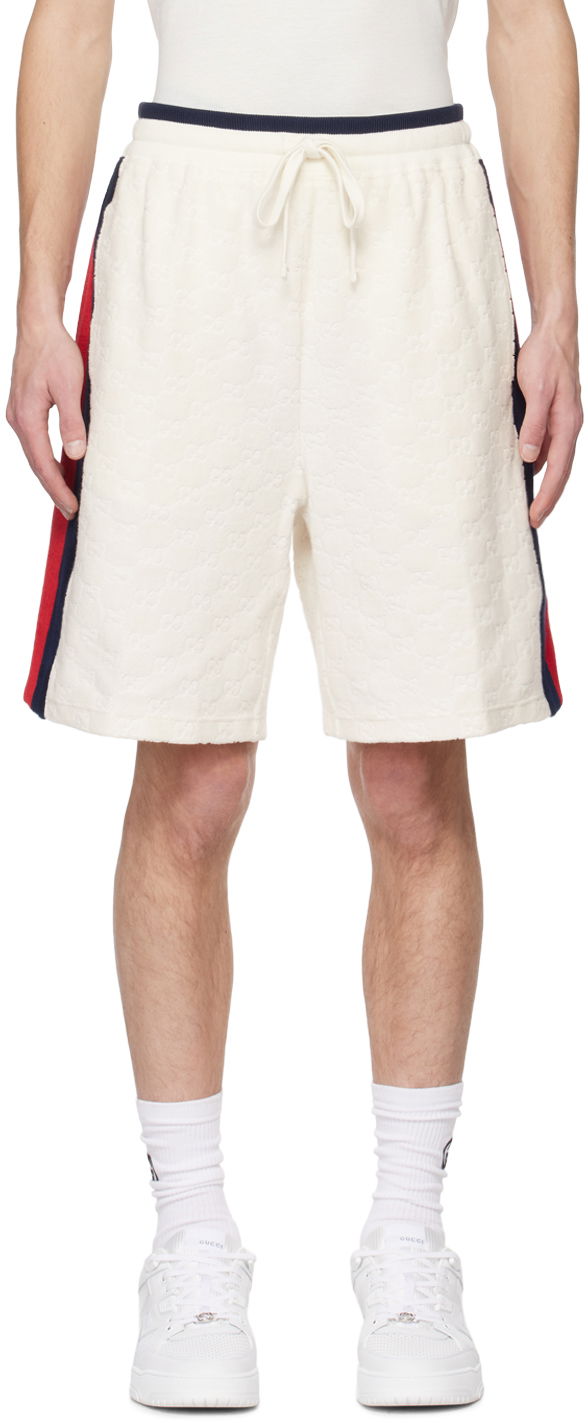 Къси панталони Gucci GG Shorts Бяло | 768568 XJF4E