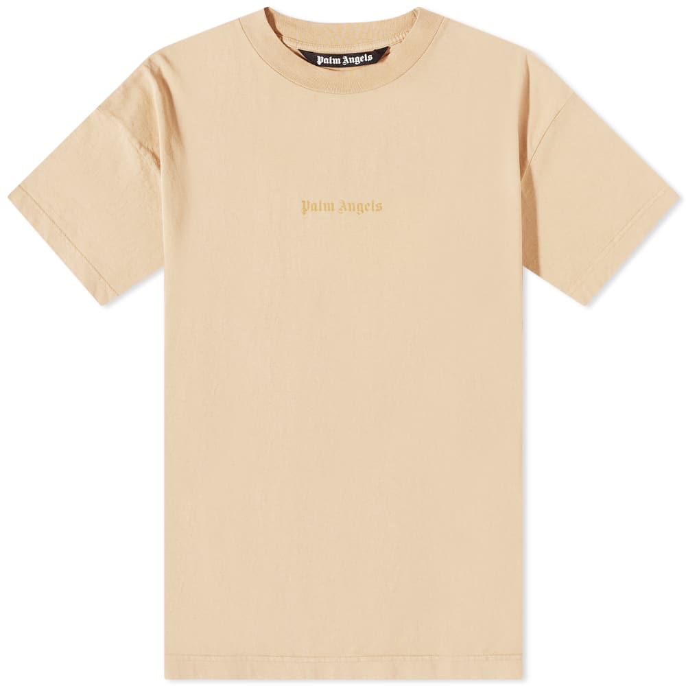 Тениска Palm Angels Reverse Logo Tee Бежово | PMAA001S23JER0046161, 0