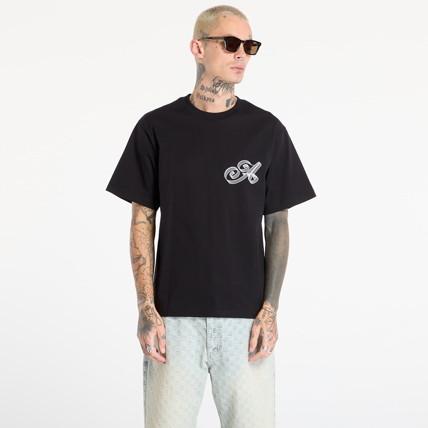 Тениска Awake NY Script T-Shirt Черно | AWK-FW25-TS002 -BLK, 0