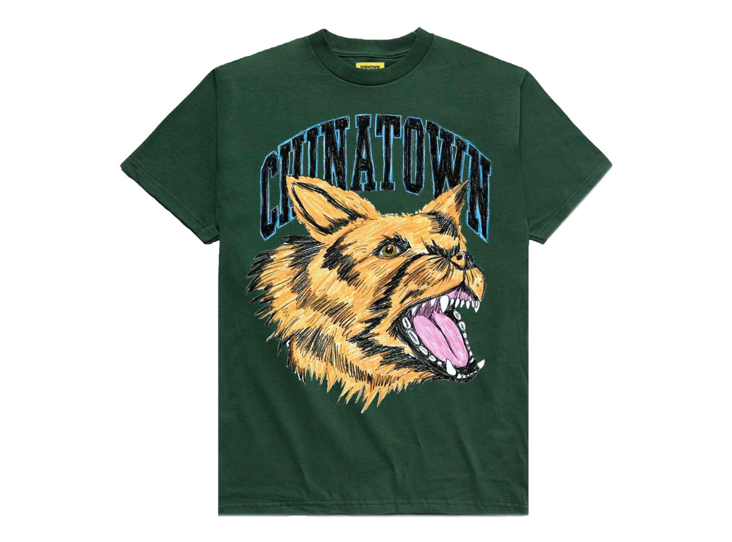 Тениска MARKET Chinatown Beware Sketch Tee Зелено | CTM1990454/0443, 0